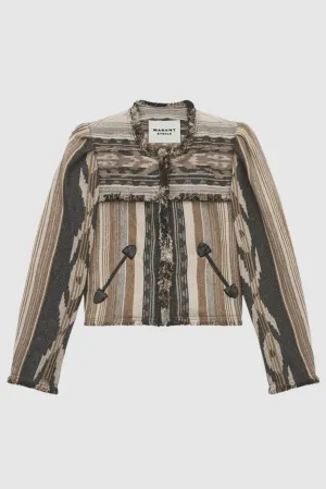 Isabel Marant Delphina Jacket in Faded Black
