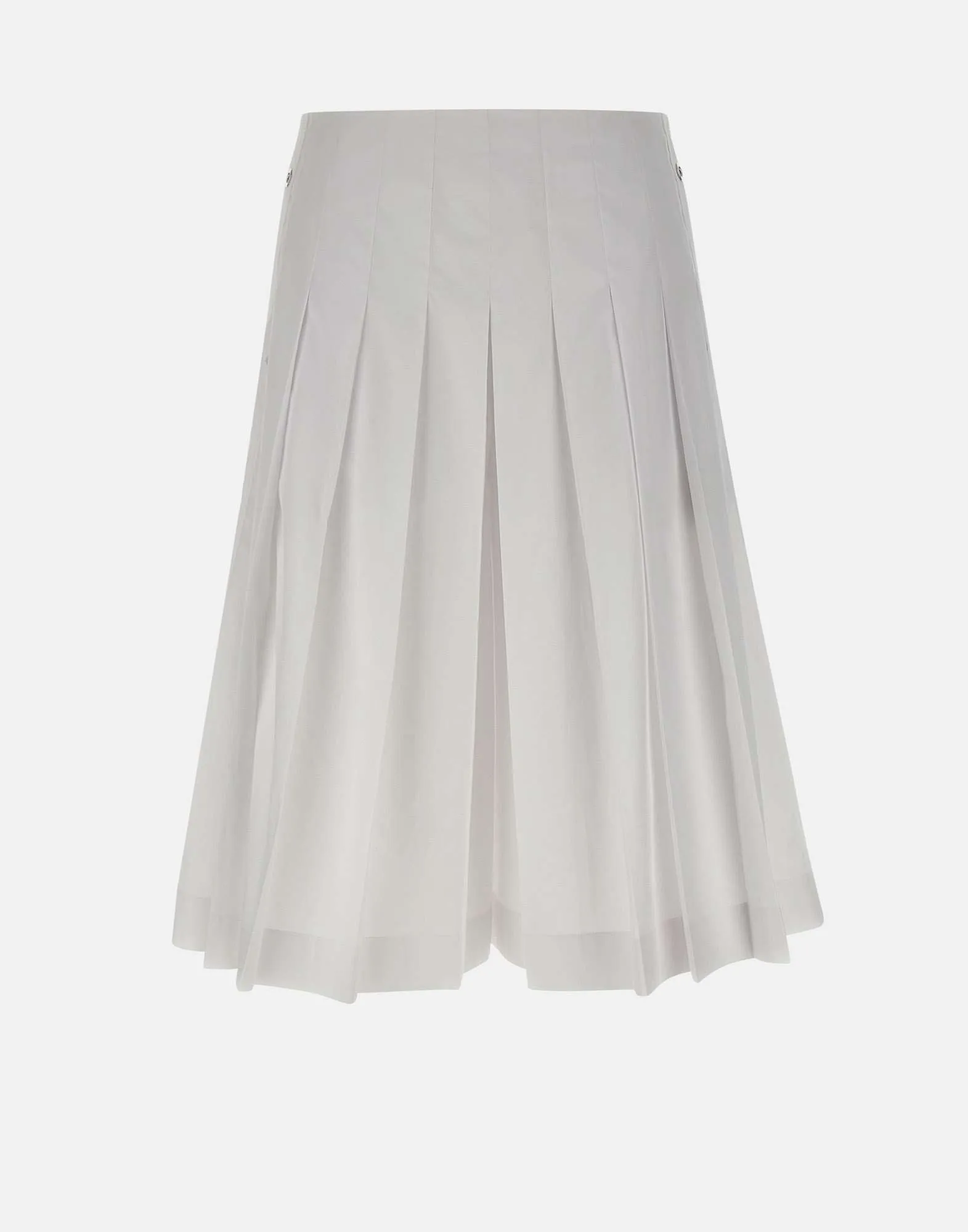 Isberg vit veckad bomulls culottes