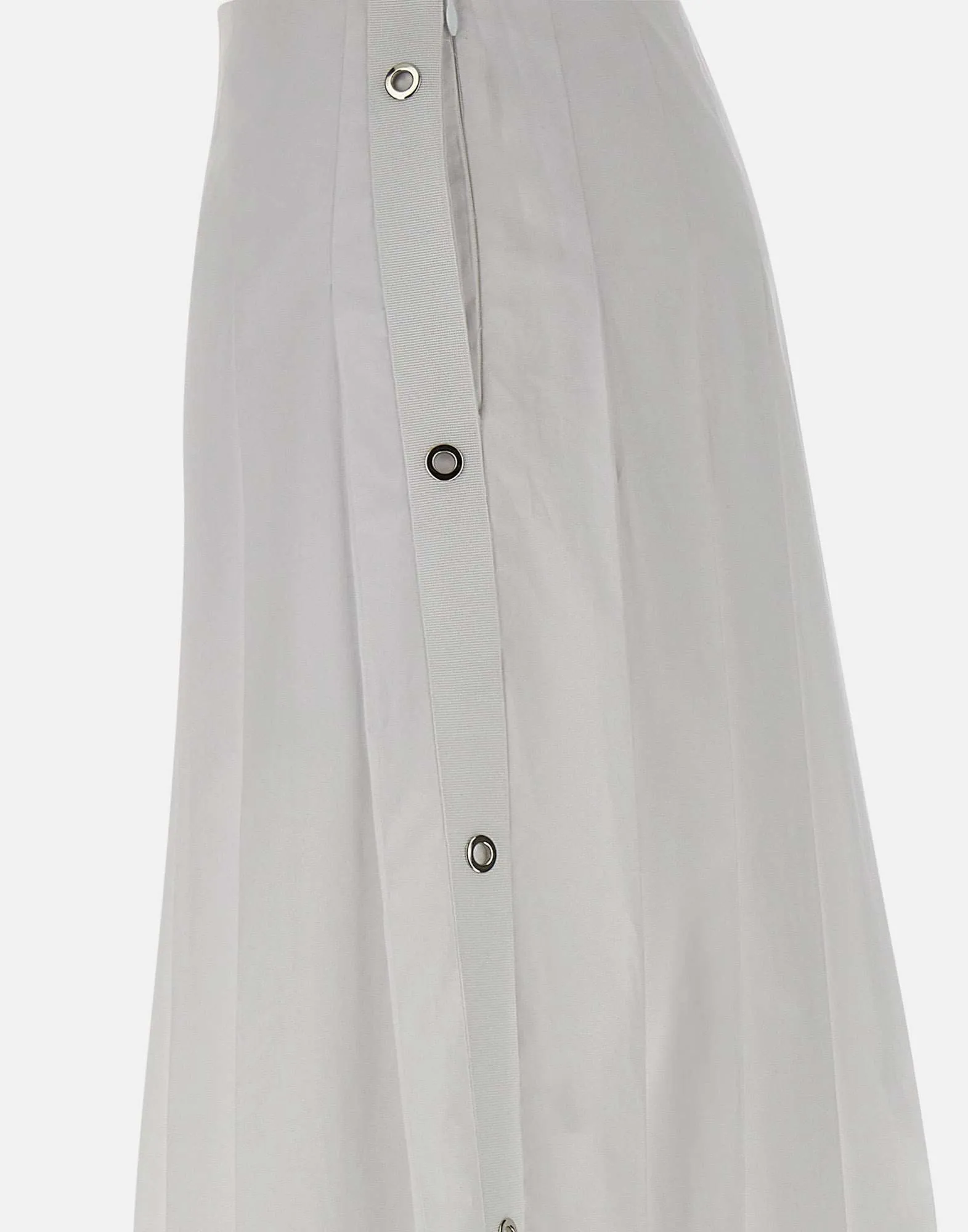 Isberg vit veckad bomulls culottes