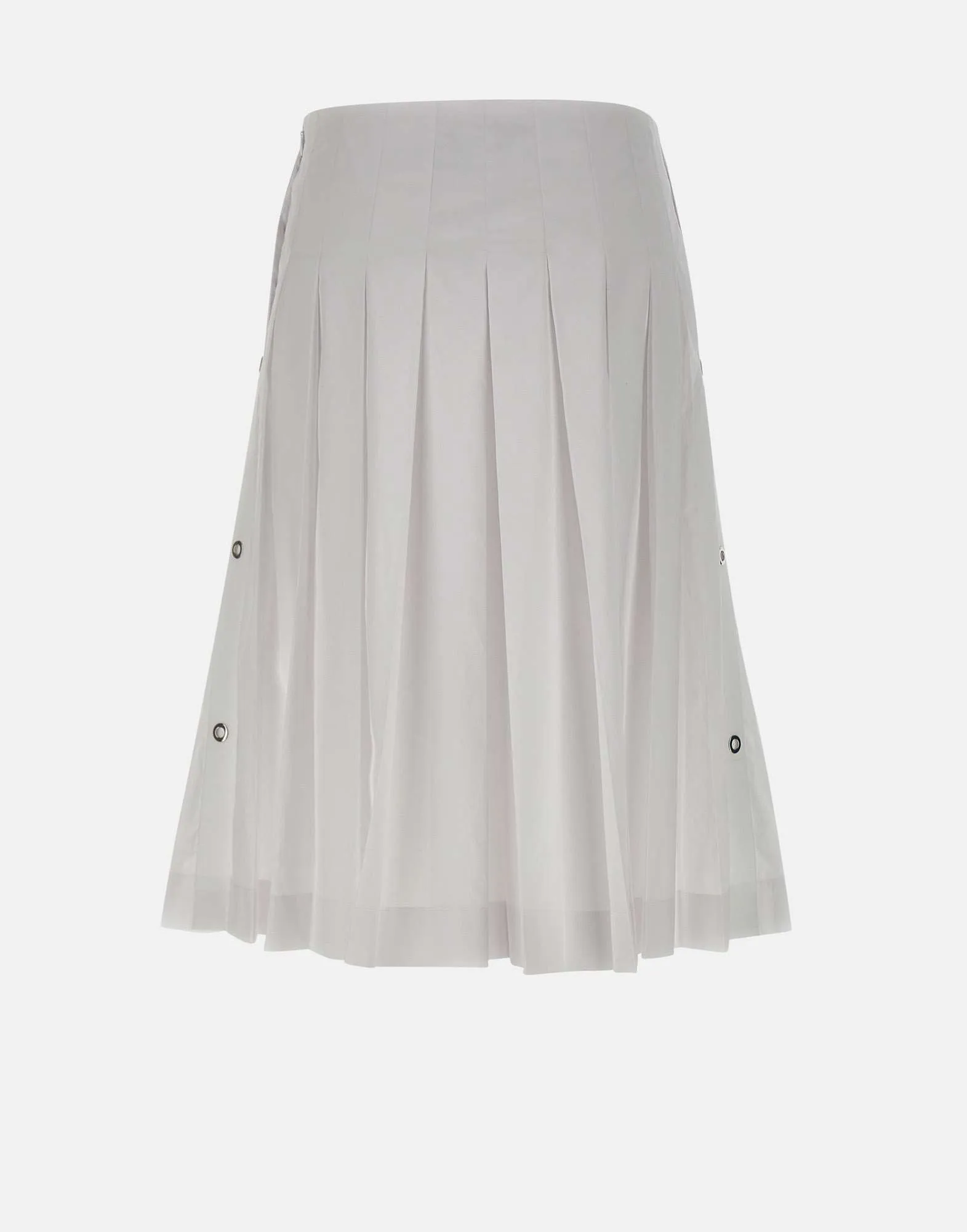 Isberg vit veckad bomulls culottes