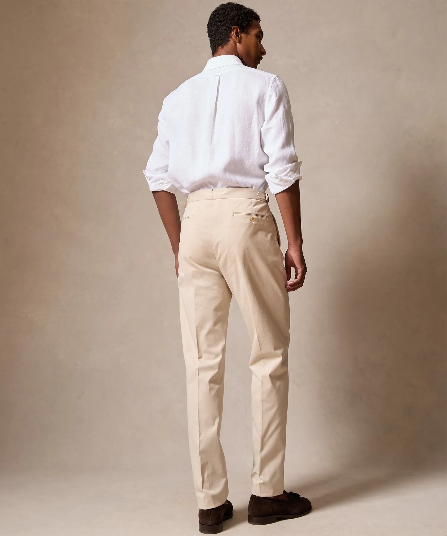 Italian Cotton Side Tab Trouser