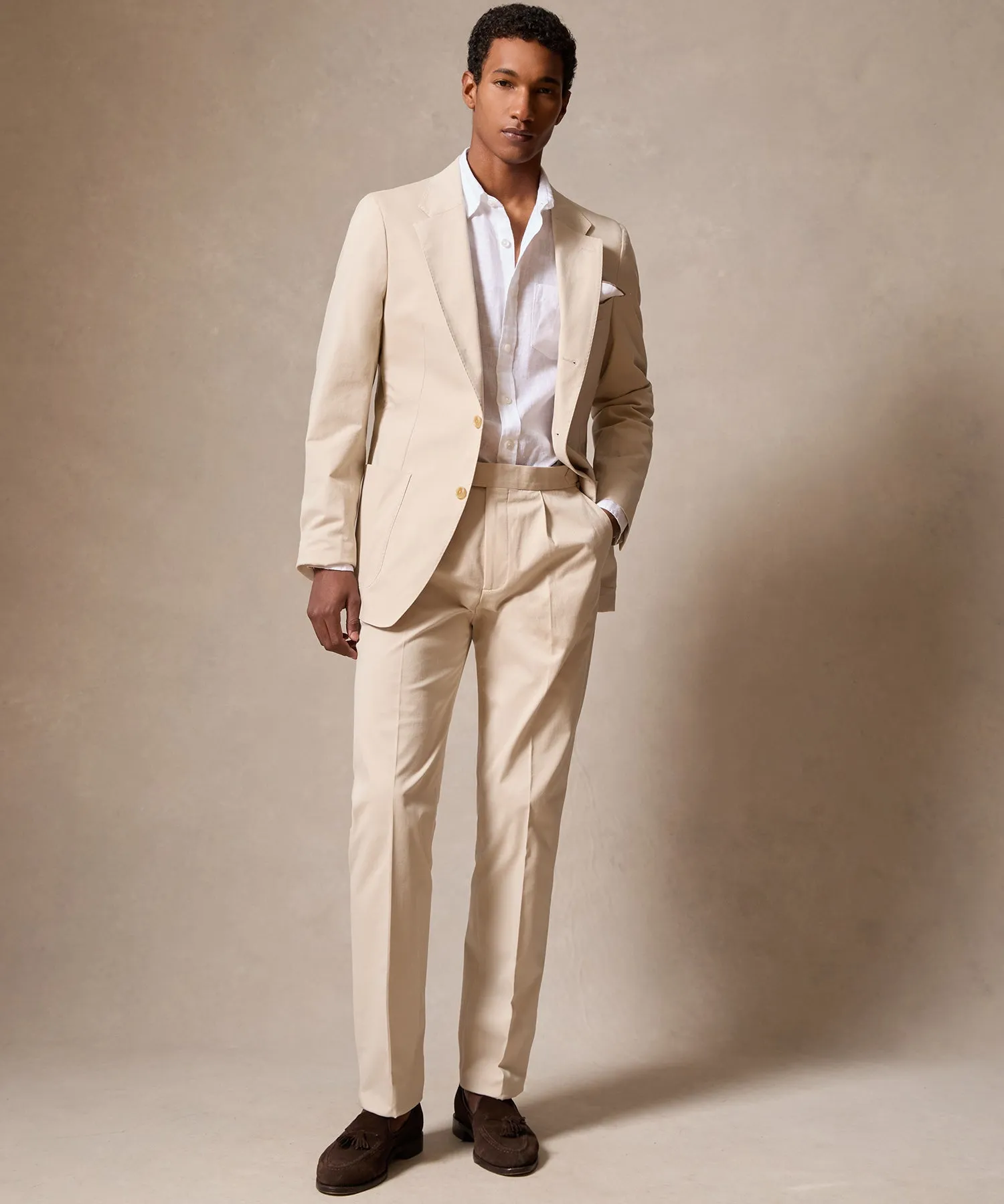 Italian Cotton Side Tab Trouser