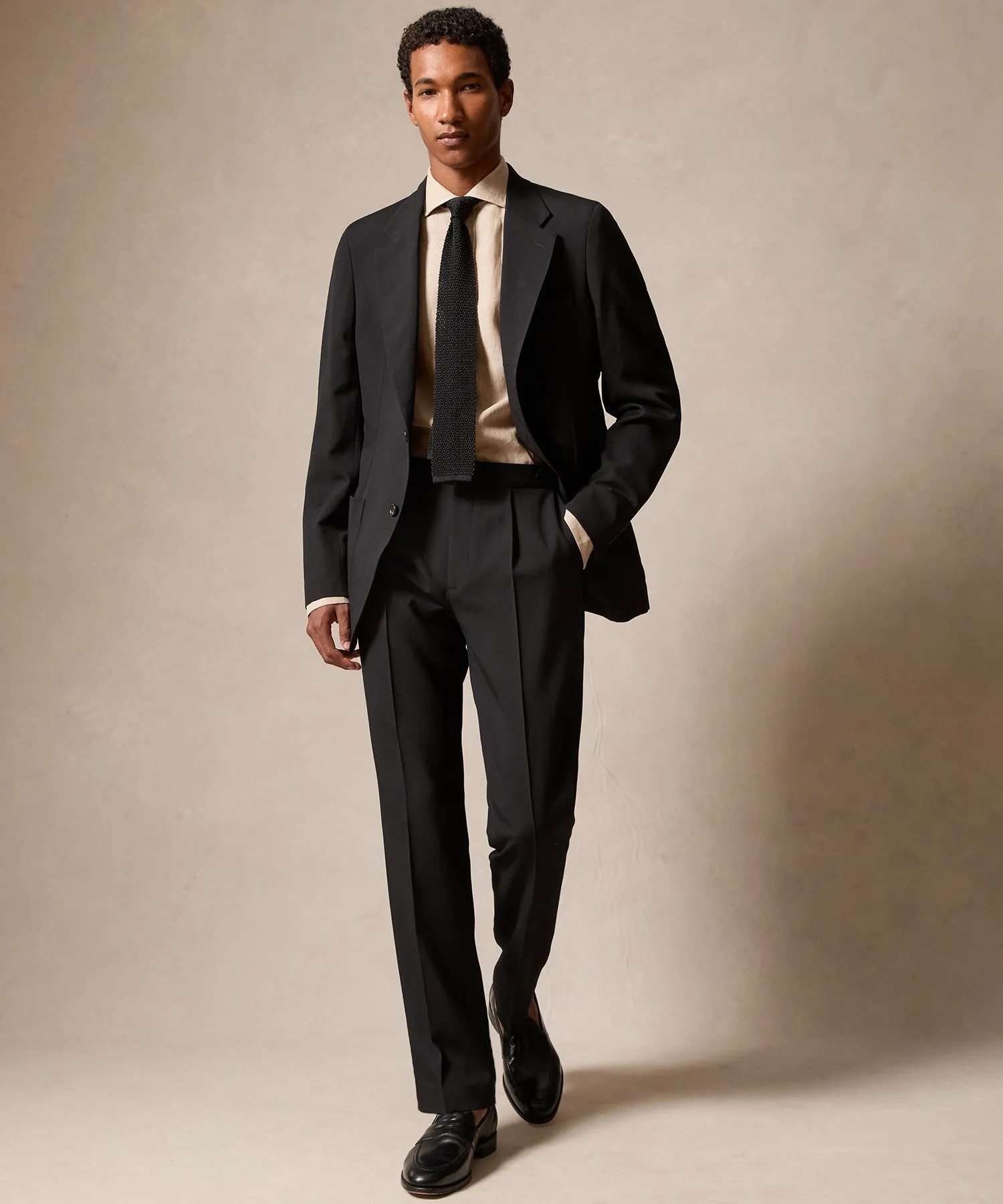 Italian Gabardine Side Tab Trouser