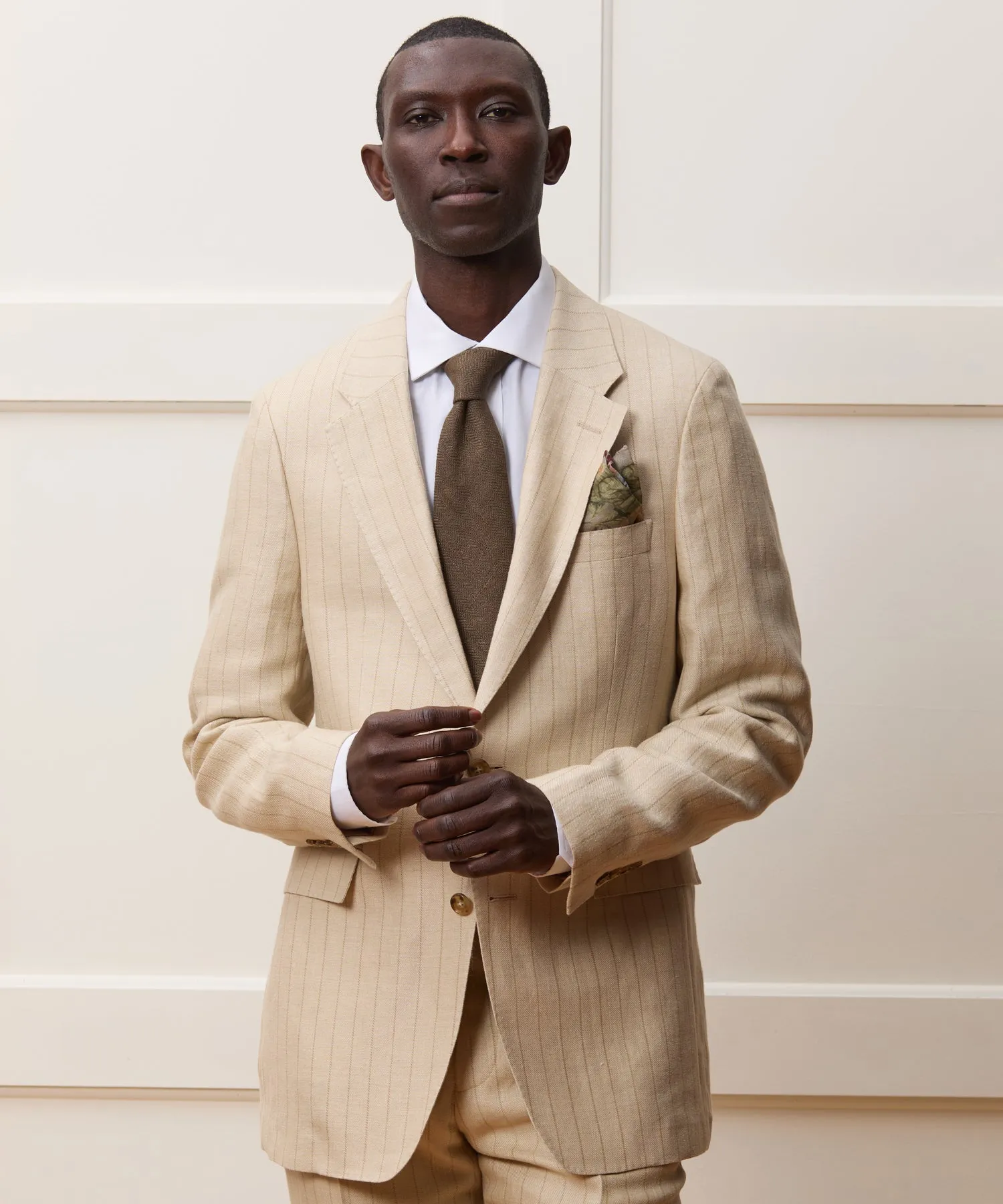Italian Linen-Silk Sutton Suit