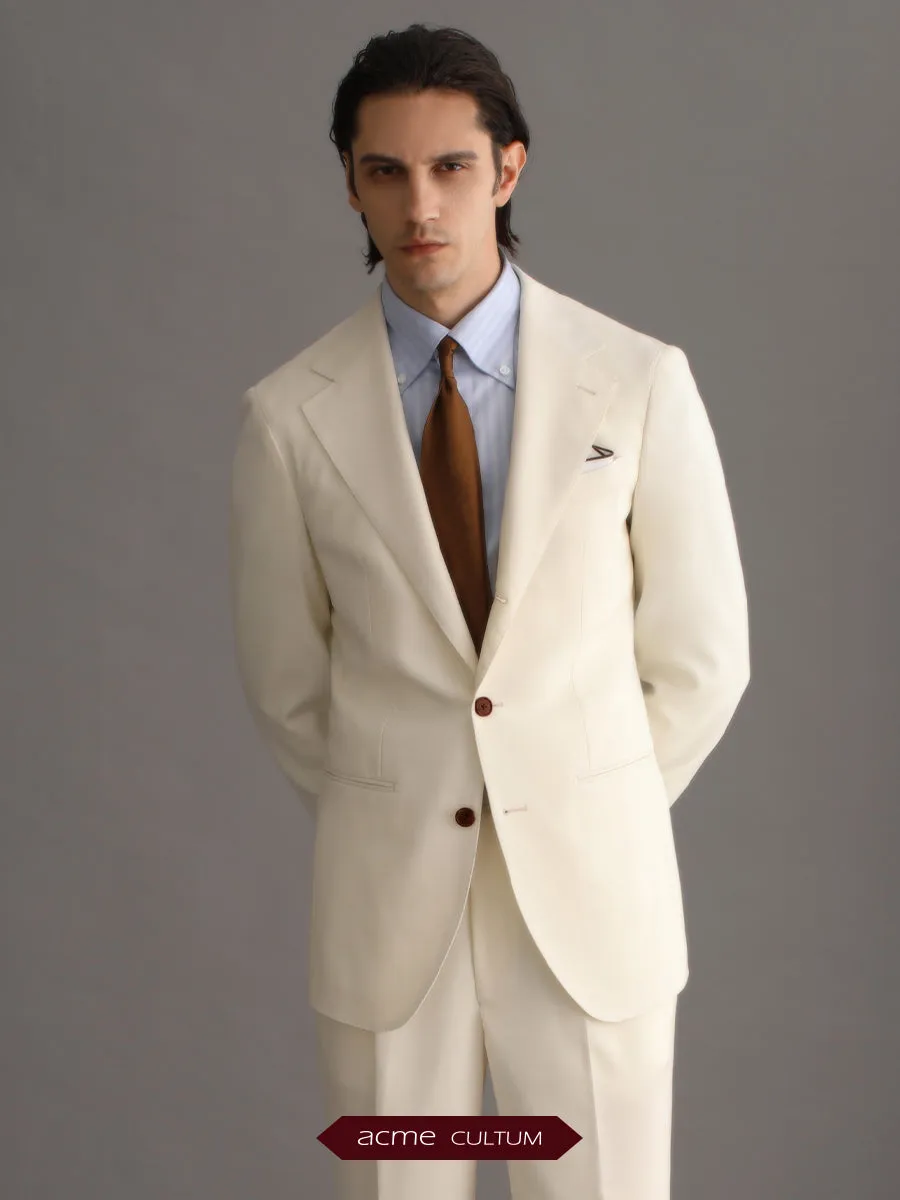 Ivory Merino Wool Suit