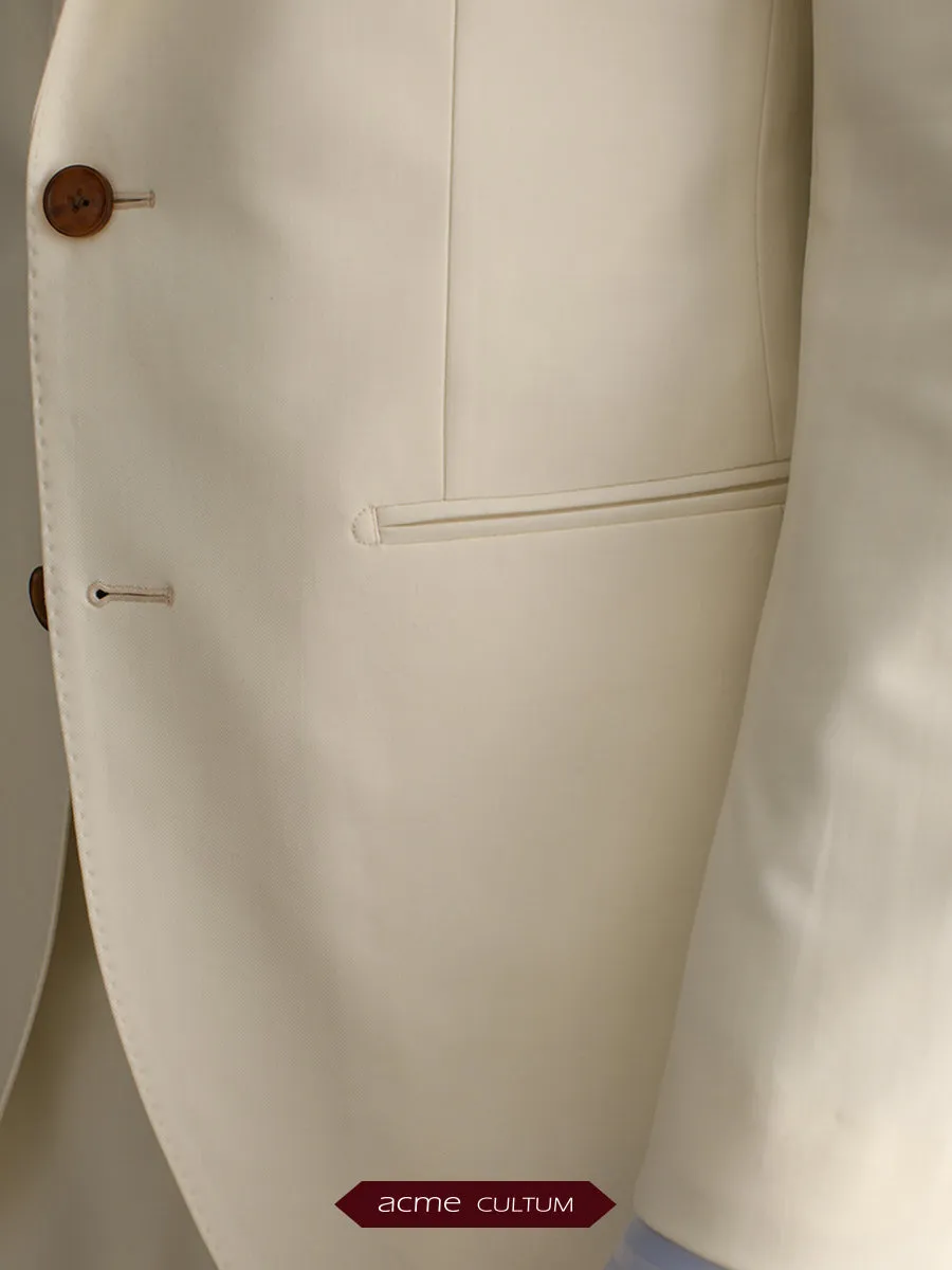 Ivory Merino Wool Suit