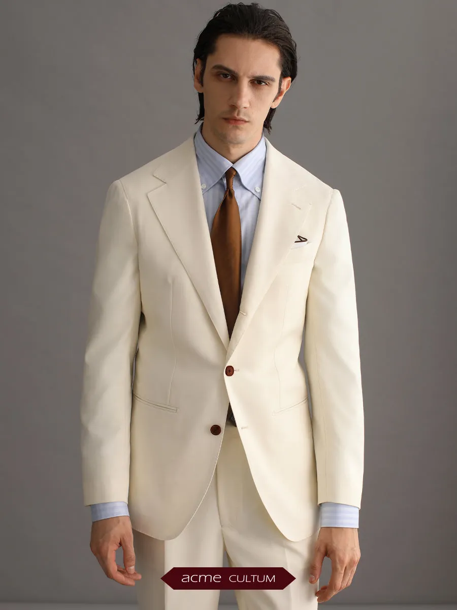 Ivory Merino Wool Suit