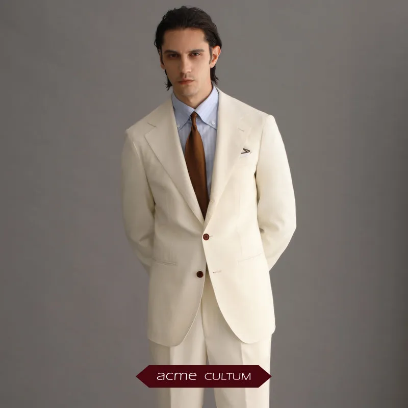Ivory Merino Wool Suit
