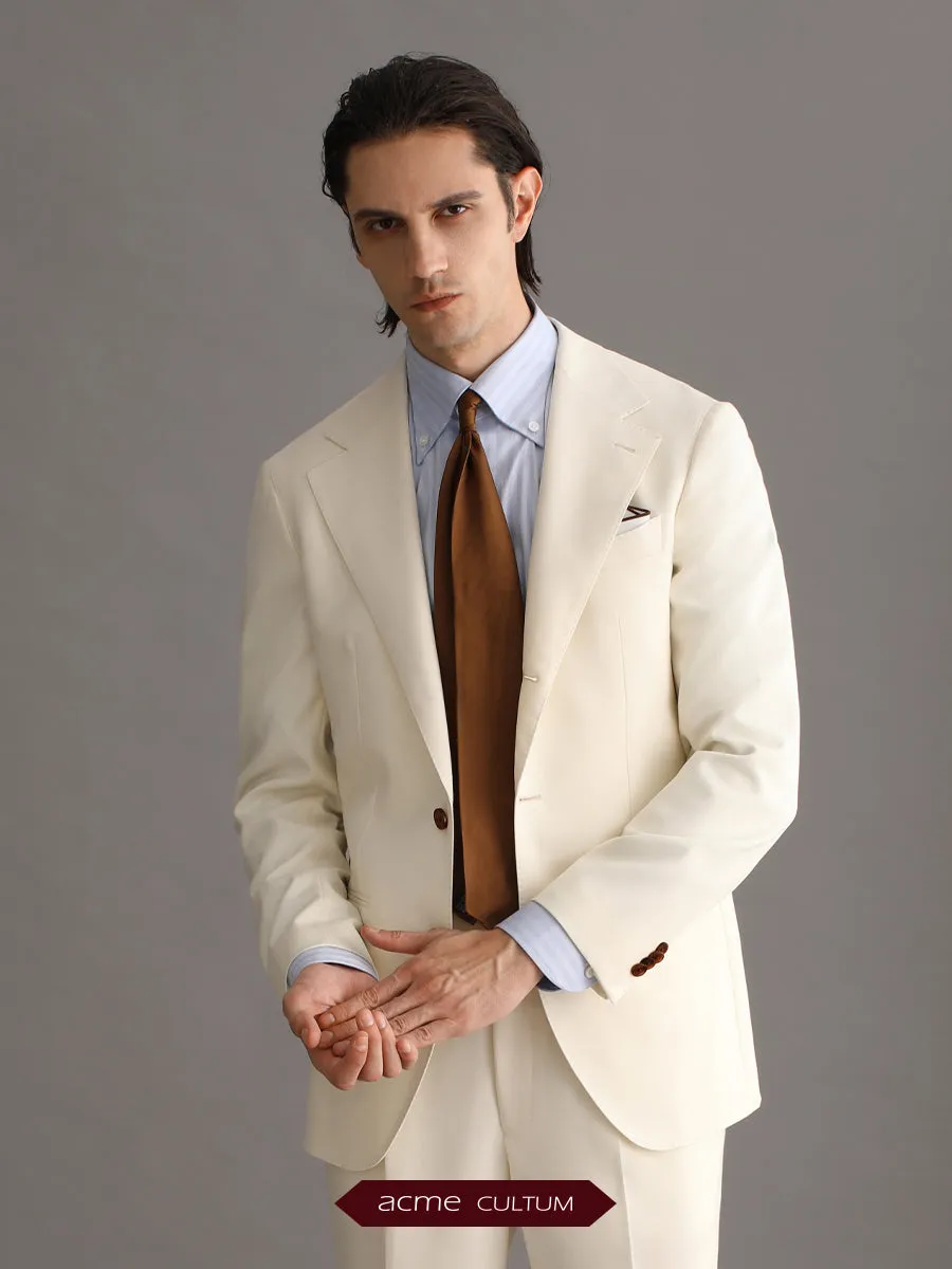 Ivory Merino Wool Suit