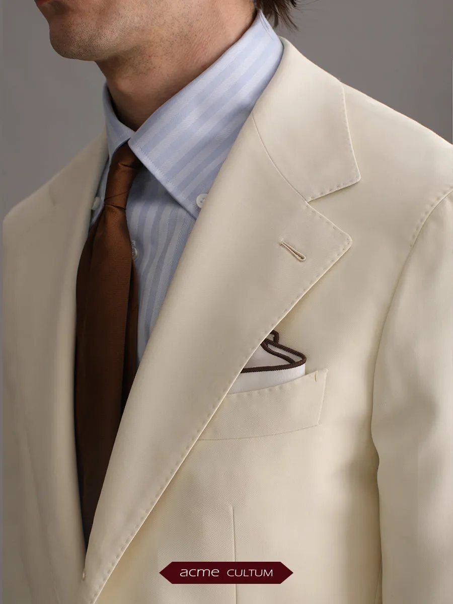 Ivory Merino Wool Suit