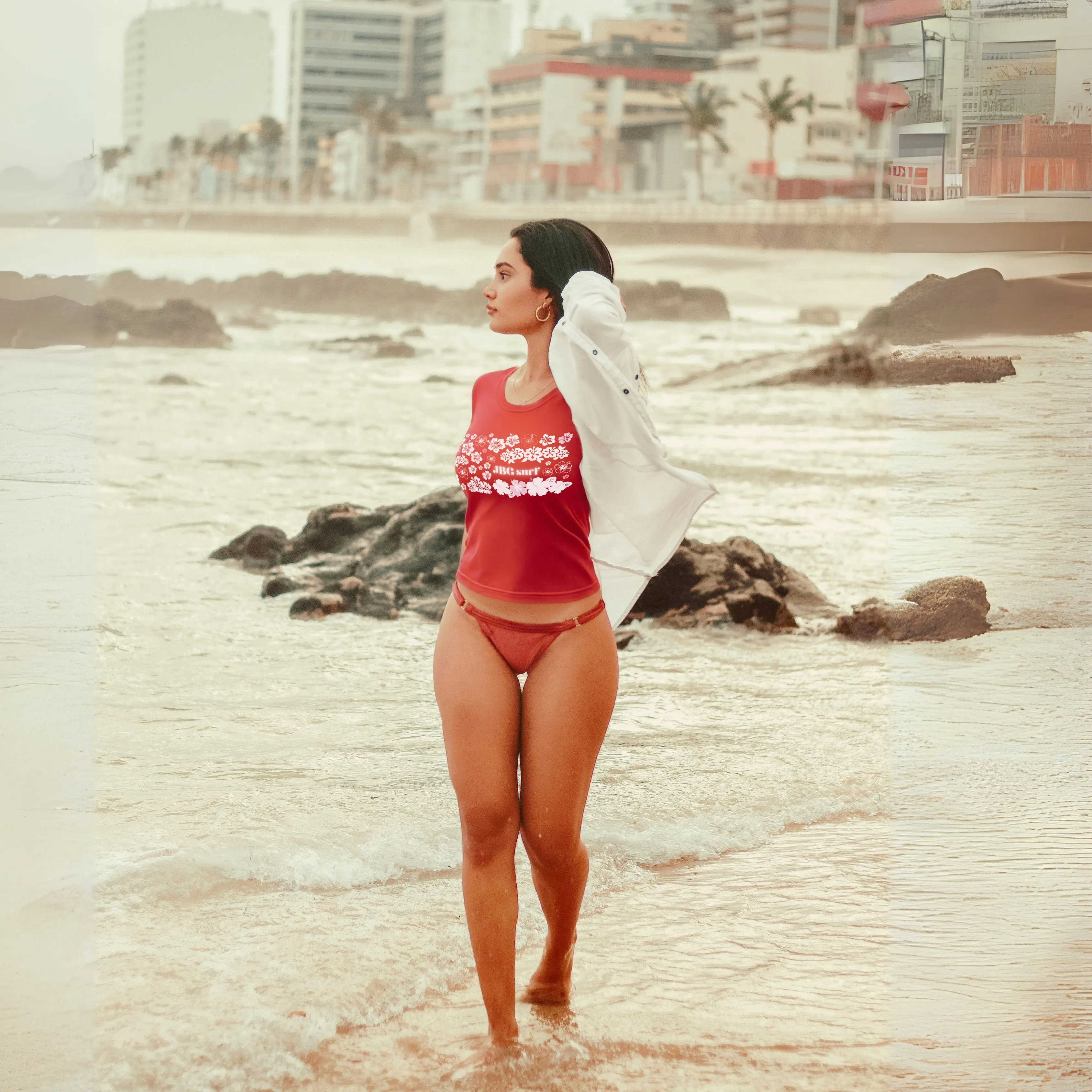 JBG surf - Women’s semi Belly Tee
