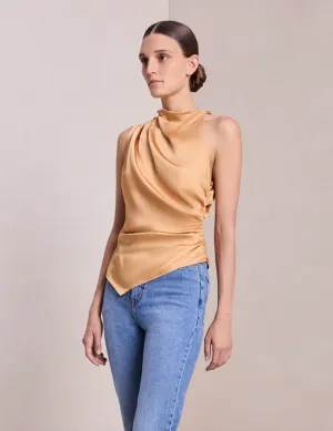Jones Asymmetrical Top - Tawny