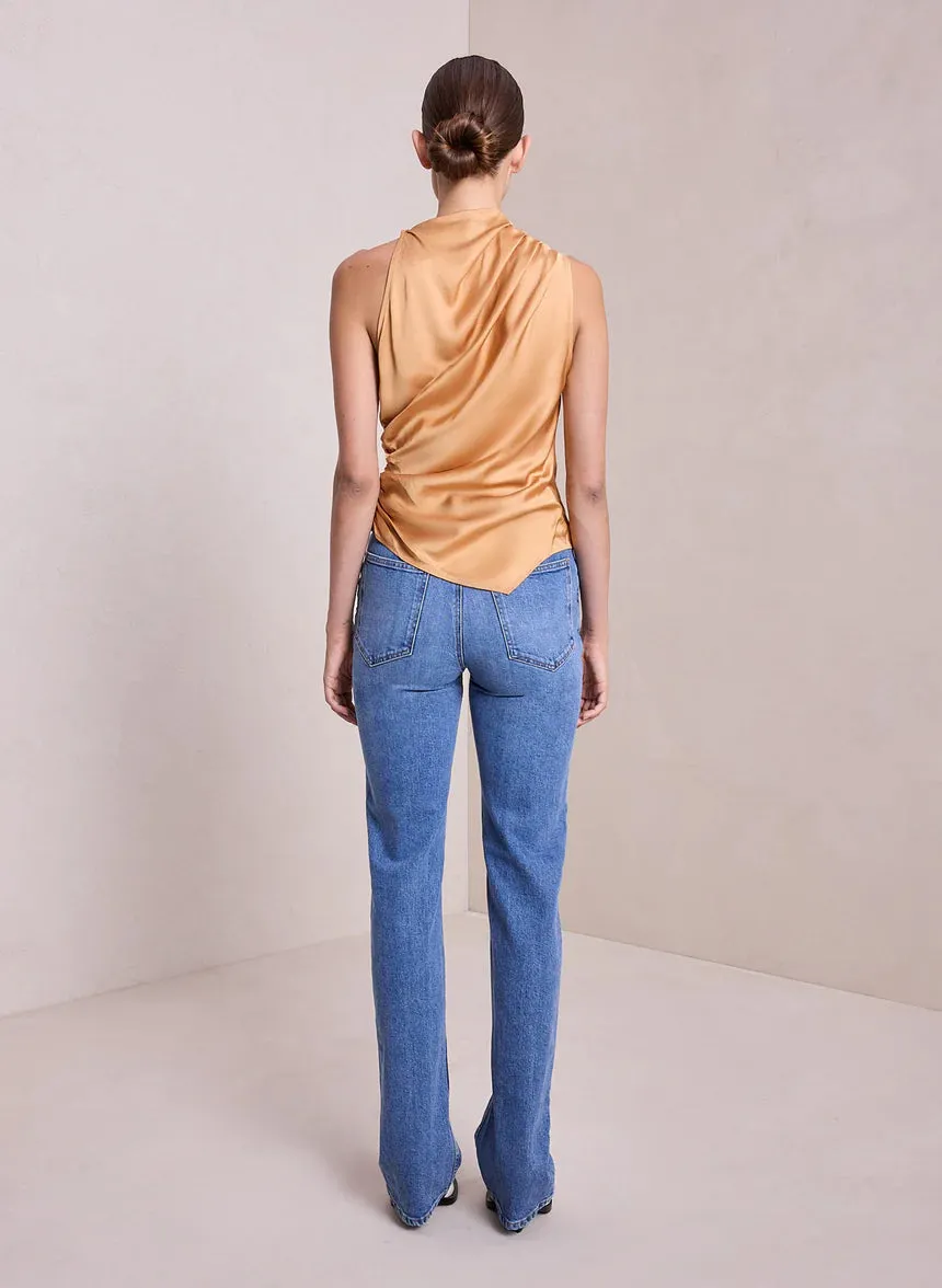 Jones Asymmetrical Top - Tawny