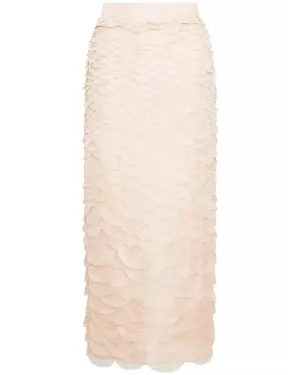Khaki Fishscale Sylkie Skirt