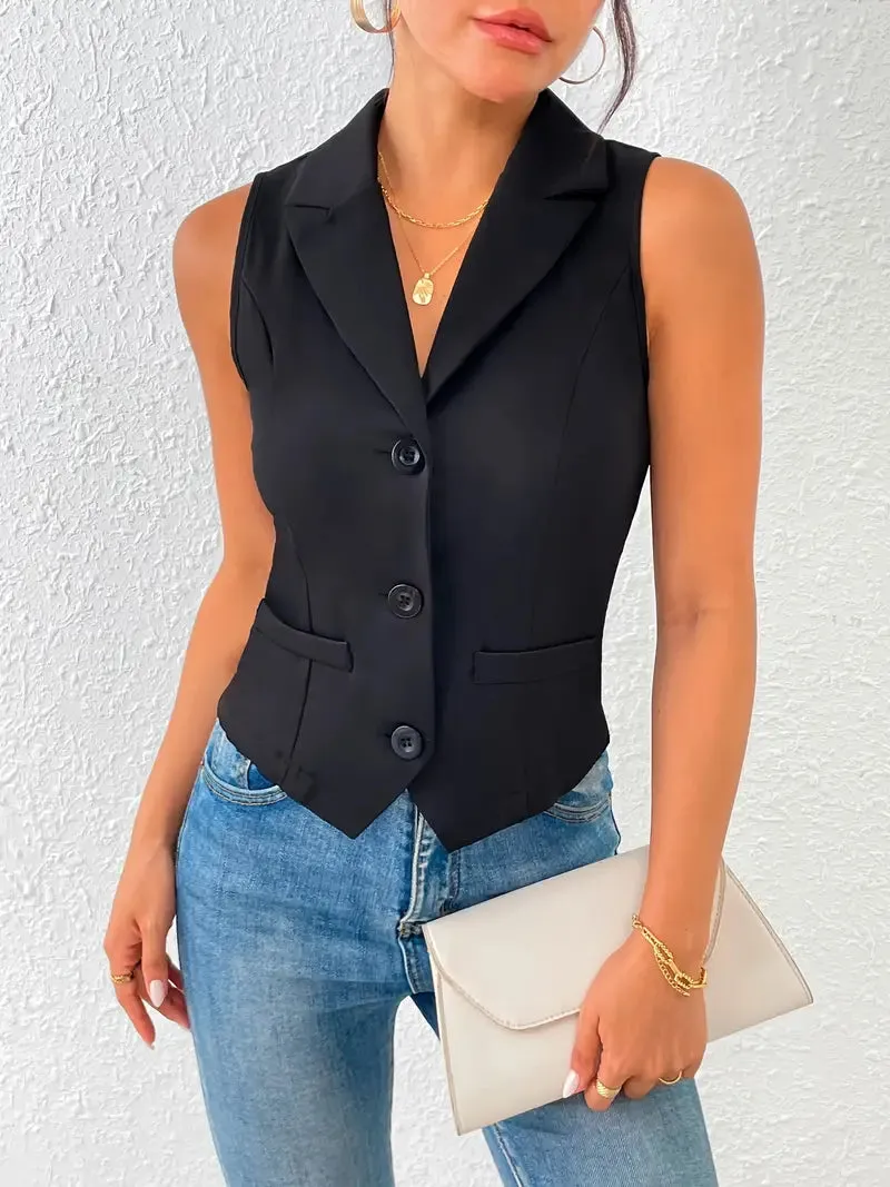 Kordula - plain single-breasted cardigan