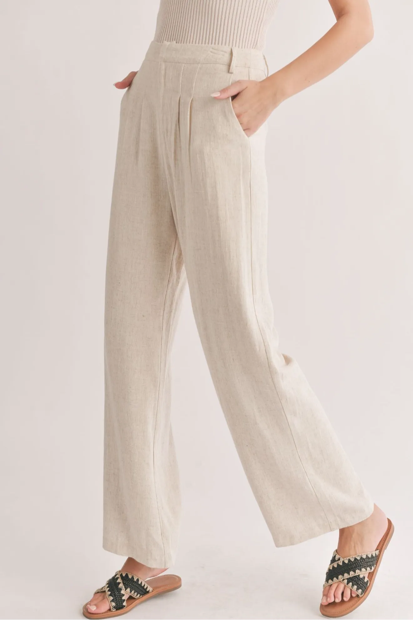 La Luna Pleated Trousers