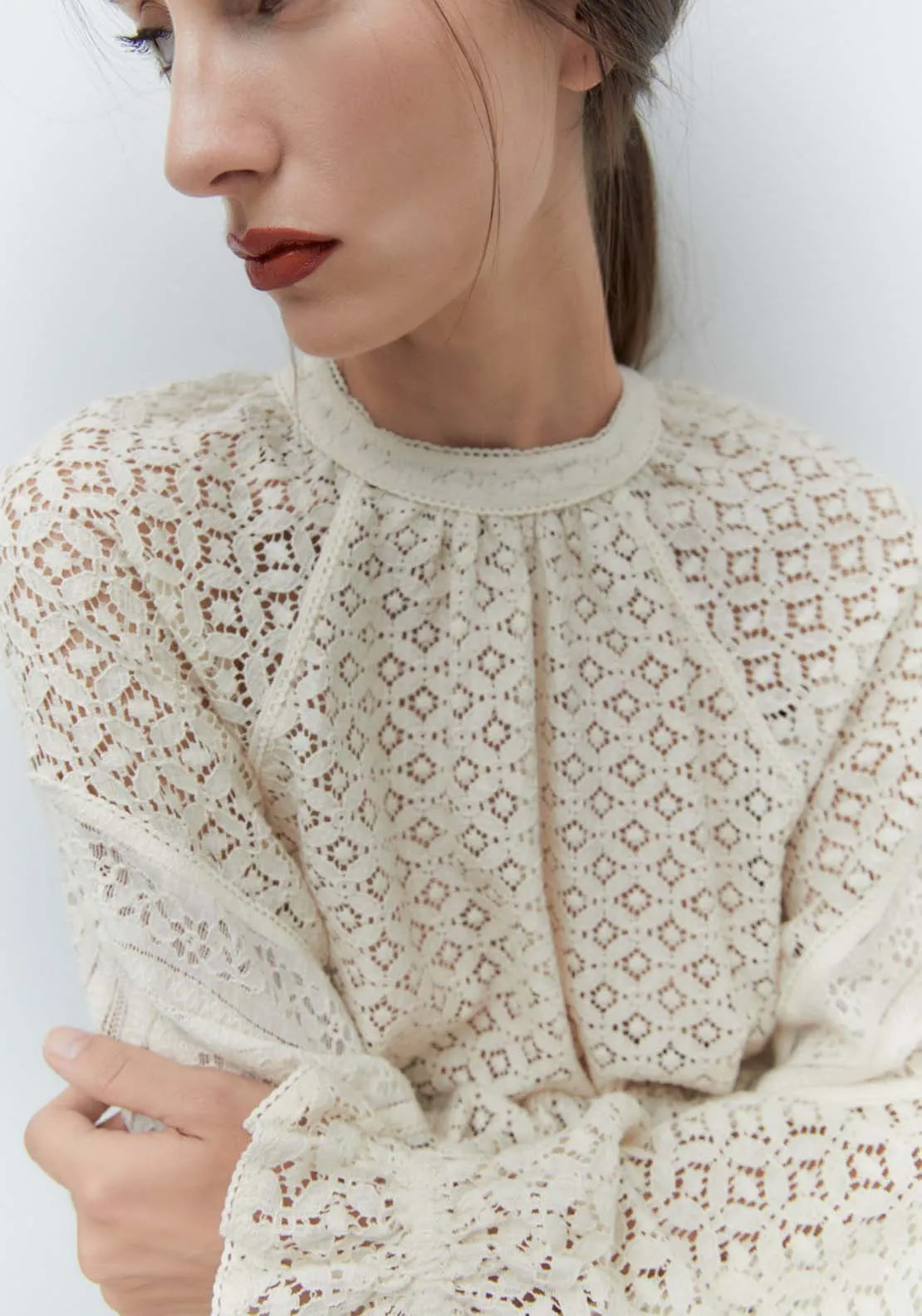 Lace Top - Ecru