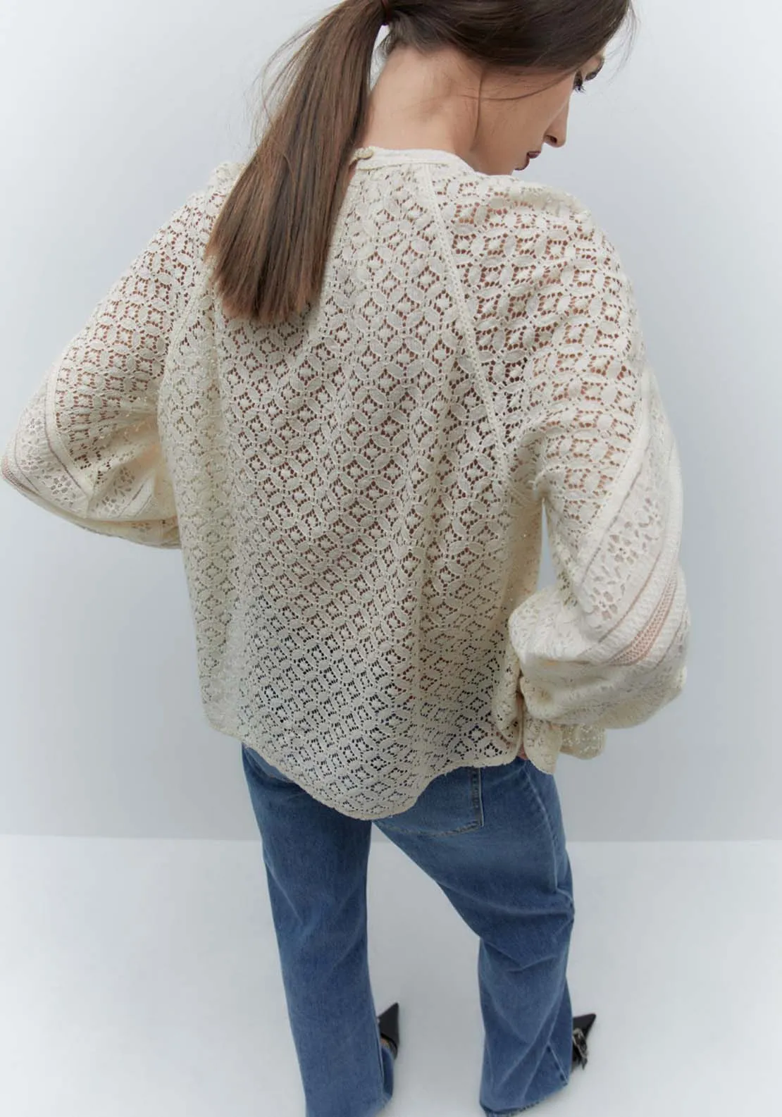 Lace Top - Ecru