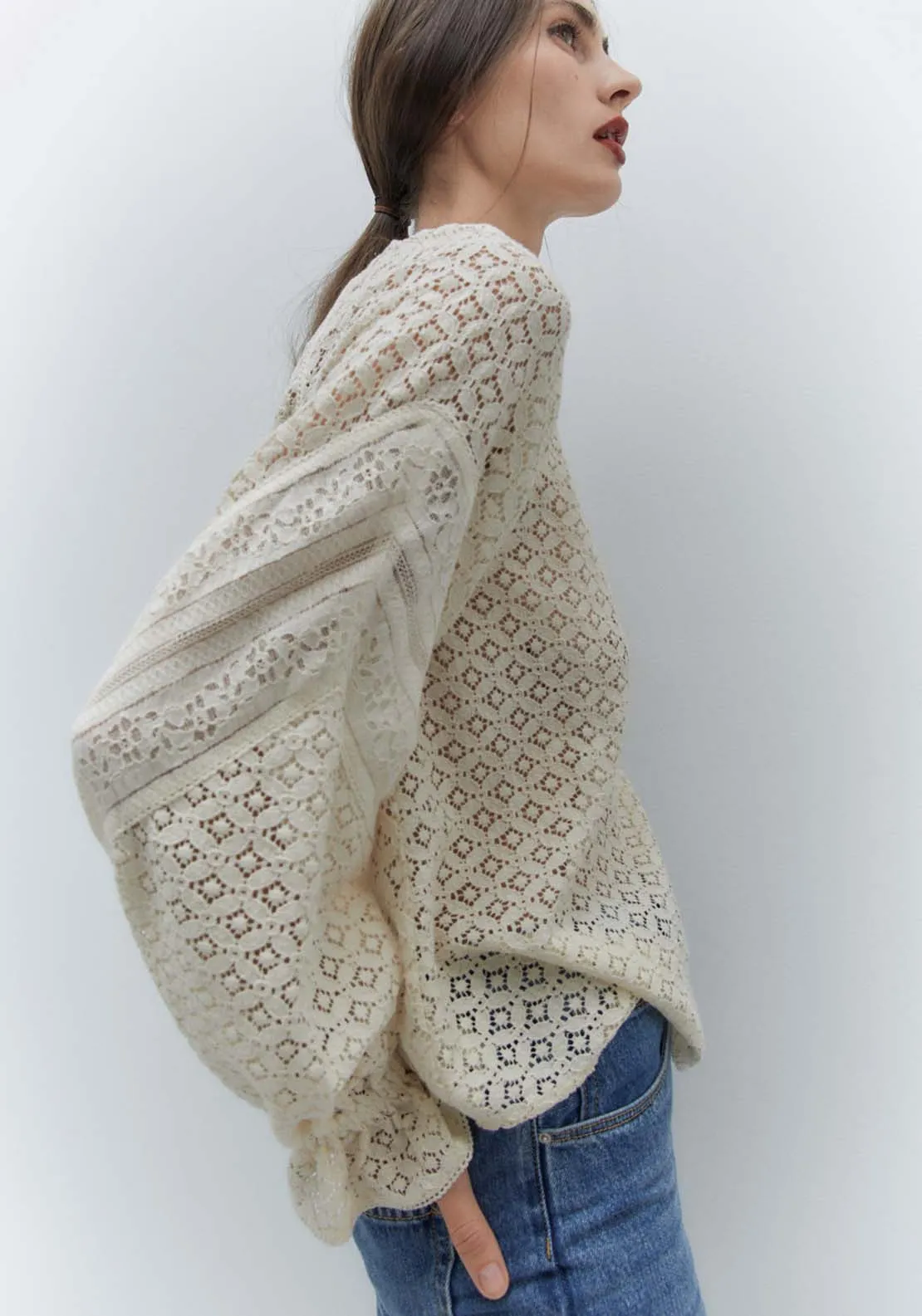 Lace Top - Ecru