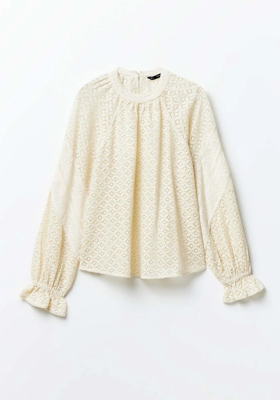Lace Top - Ecru