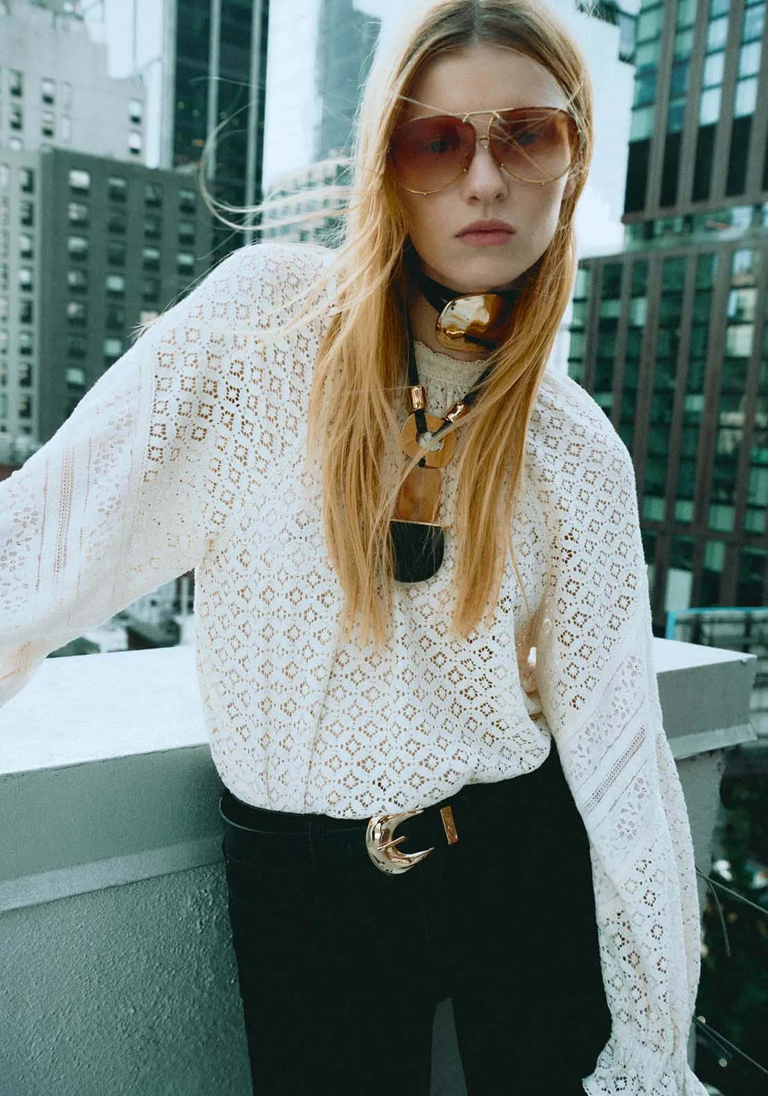 Lace Top - Ecru