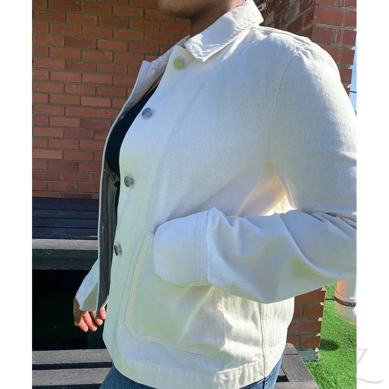 Ladies Super Strong Denim Jacket With Patch Pockets | "MS"
