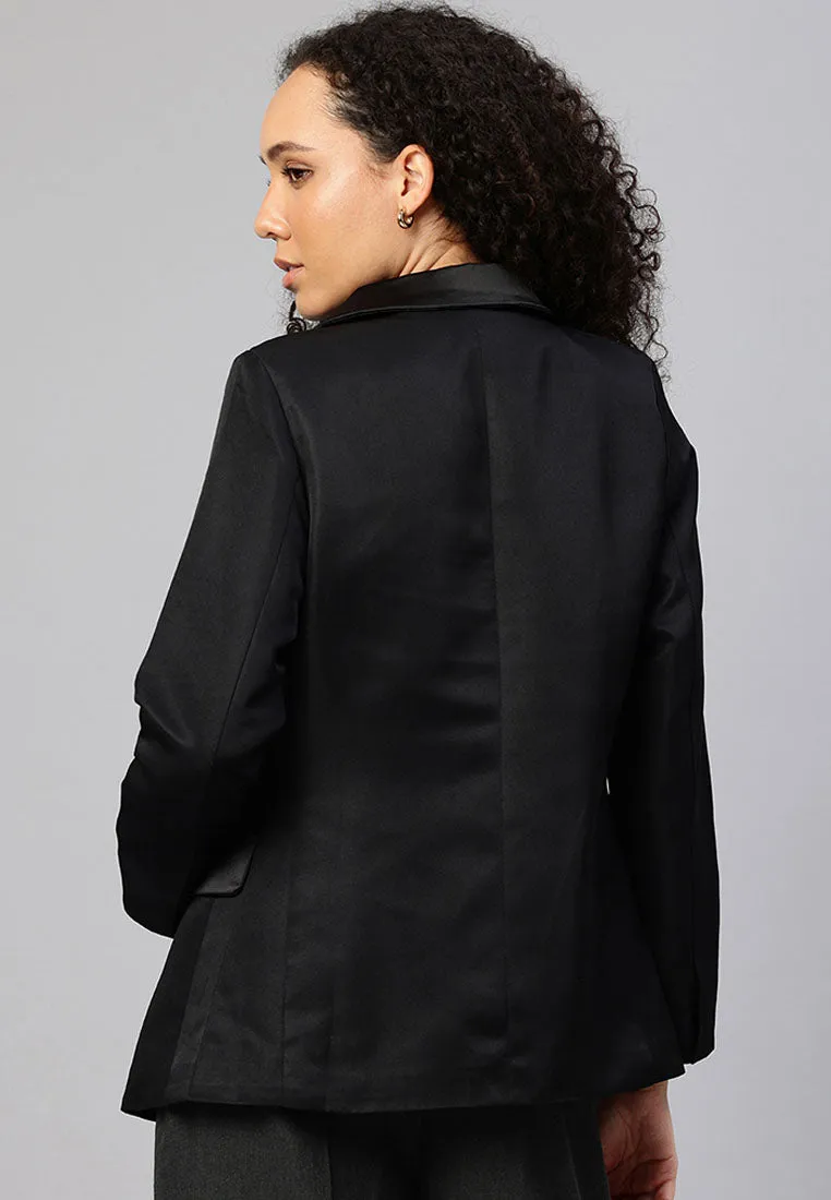 Lapel Collar Buttoned Blazer By RUW