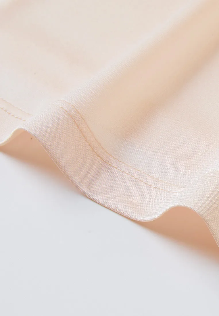 Lapel Ruffle-trim Chiffon Blouse