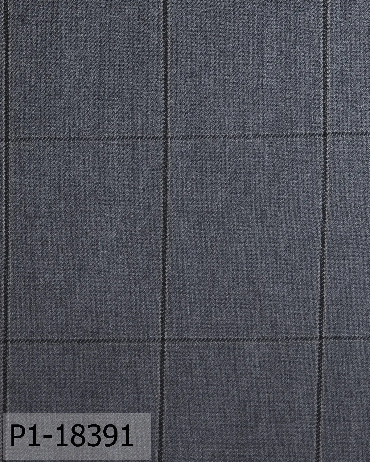 Lava Grey With Dark Windowpane Suit