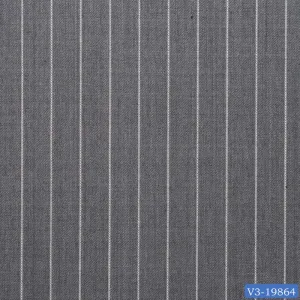 Lava Grey with White Stripe Suit