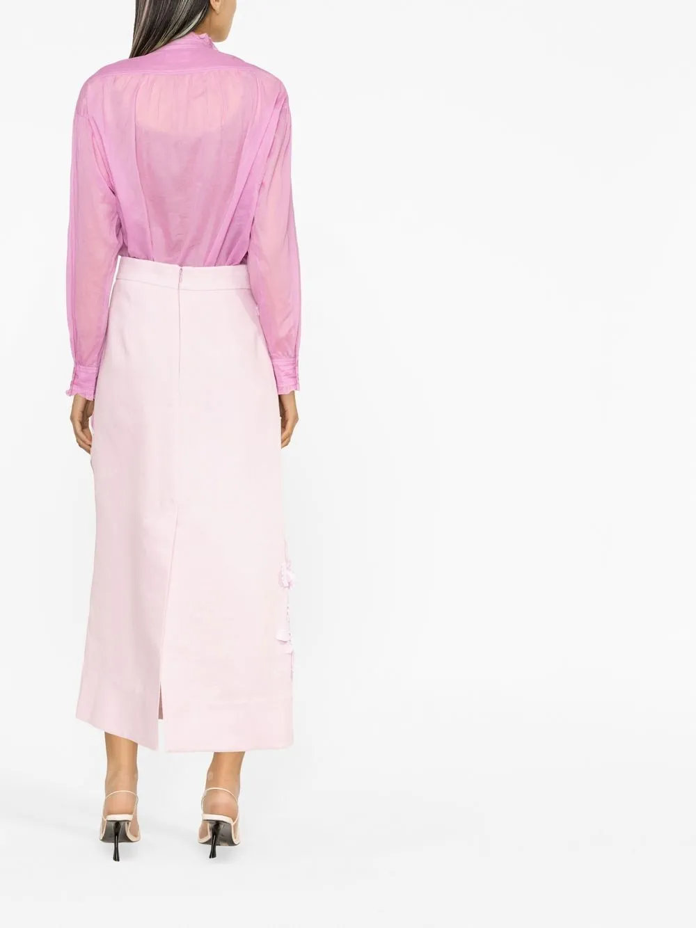 Linen Midi Skirt
