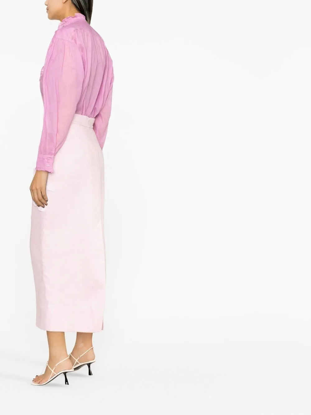 Linen Midi Skirt