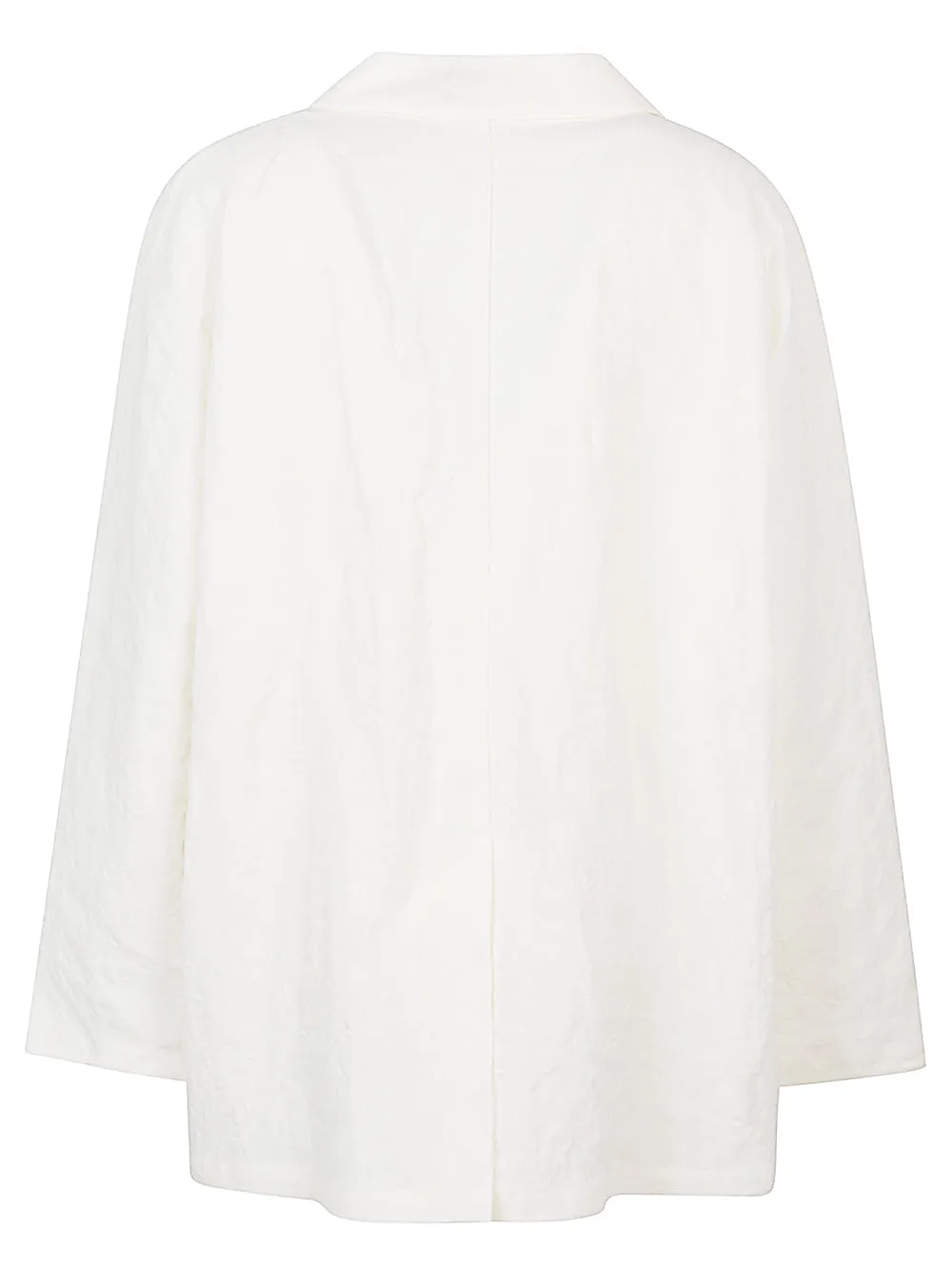 Linen single-breasted jacket