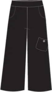Linen Solid Flood Pocket Pant