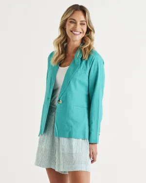 Lisset Blazer - Teal