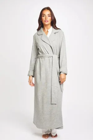 Love & Lustre Pure Wool Robe - Grey Marle