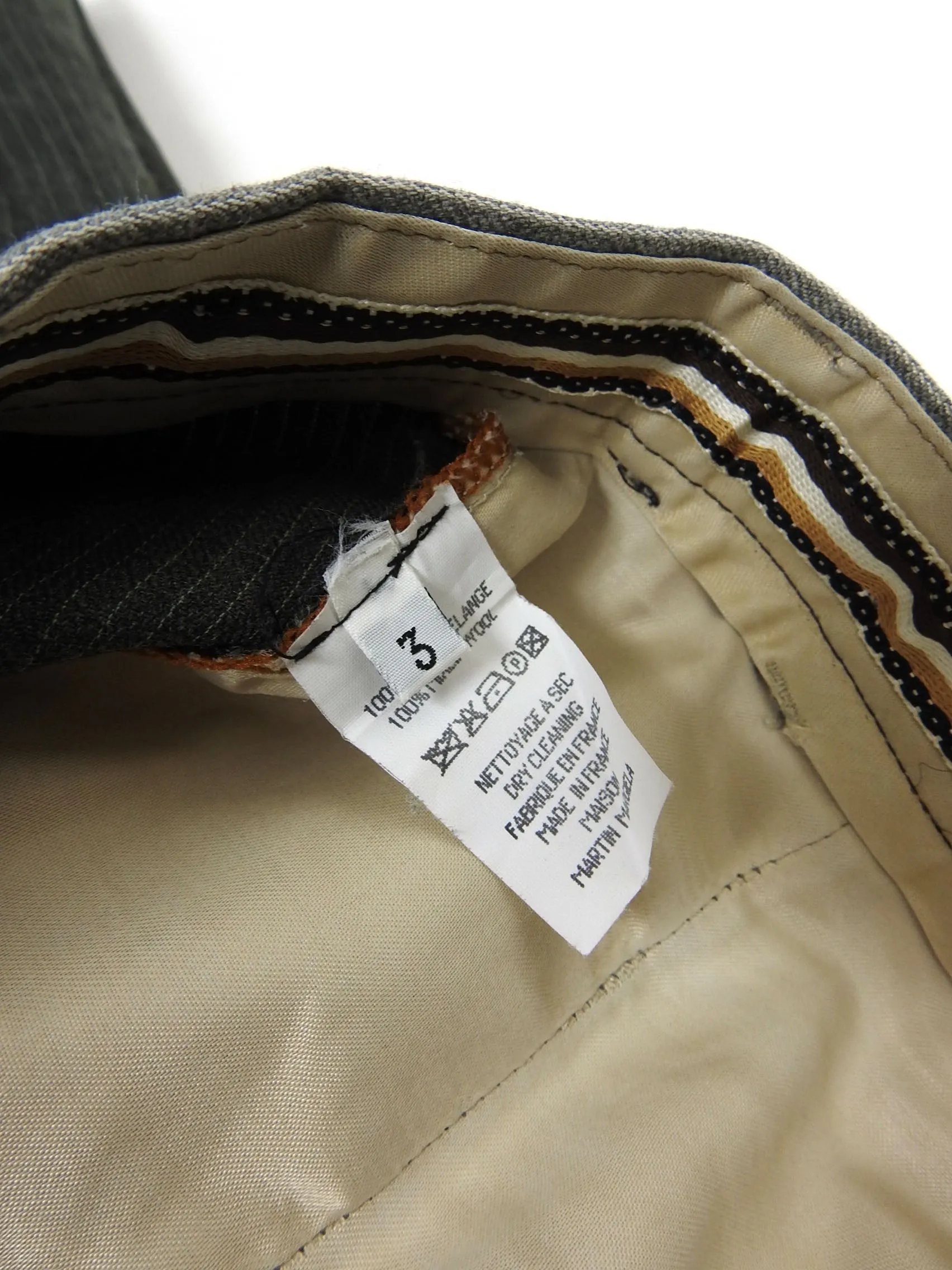 Maison Martin Margiela Artisanal Wool Trousers