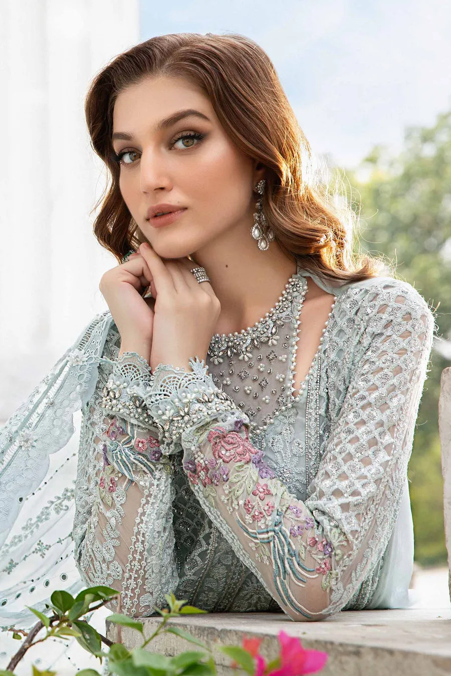 Maria B Mbroidered Chiffon | MPC-24-103