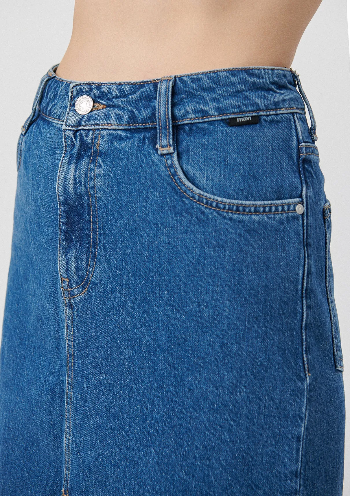 Marin Mid Blue Jean Skirt