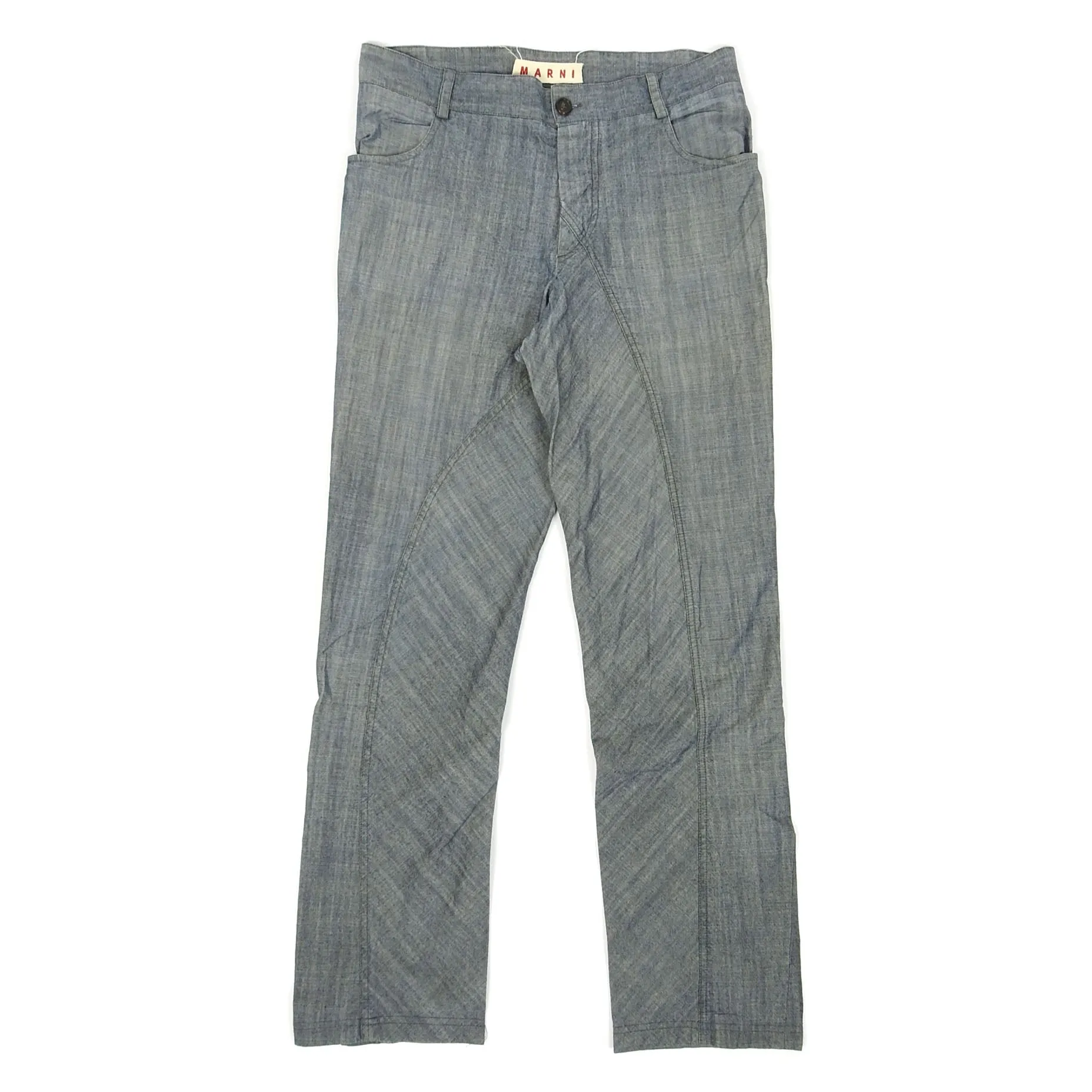 Marni Chambray Trousers Size 46