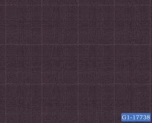Mauve Purple Self Plaid Check Suit