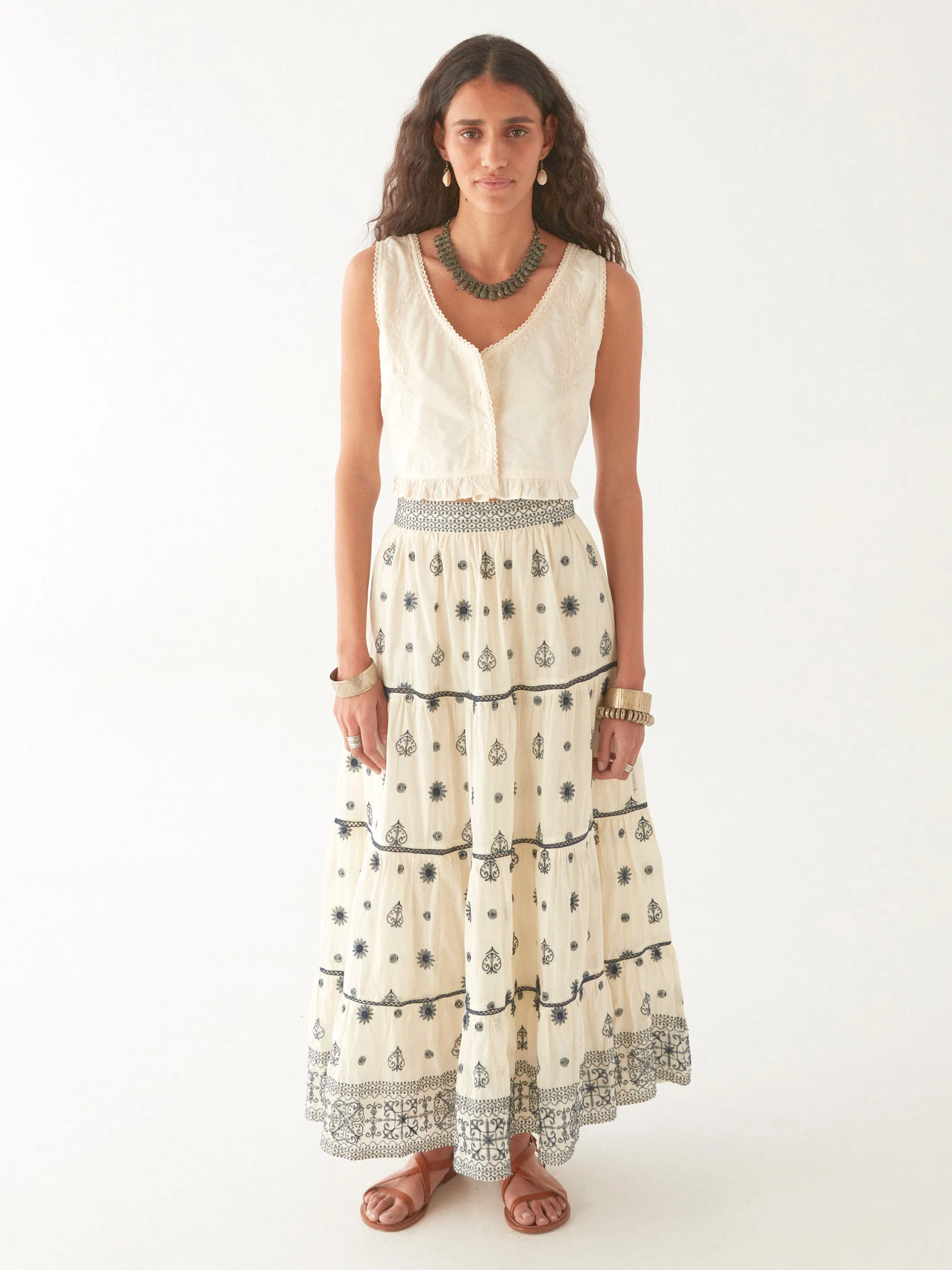 Meg Blouse - Pearl