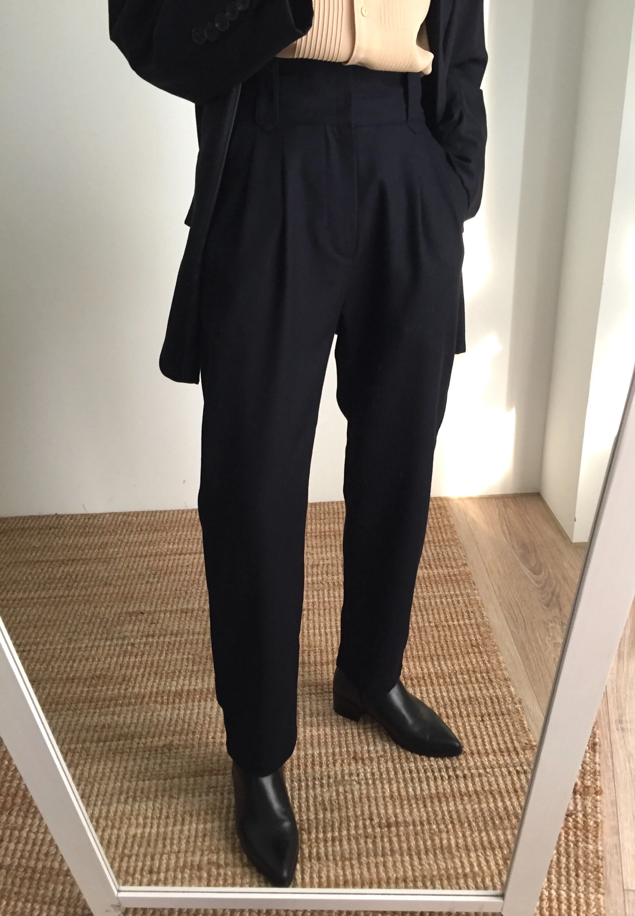 Mei wool trousers-more colours available
