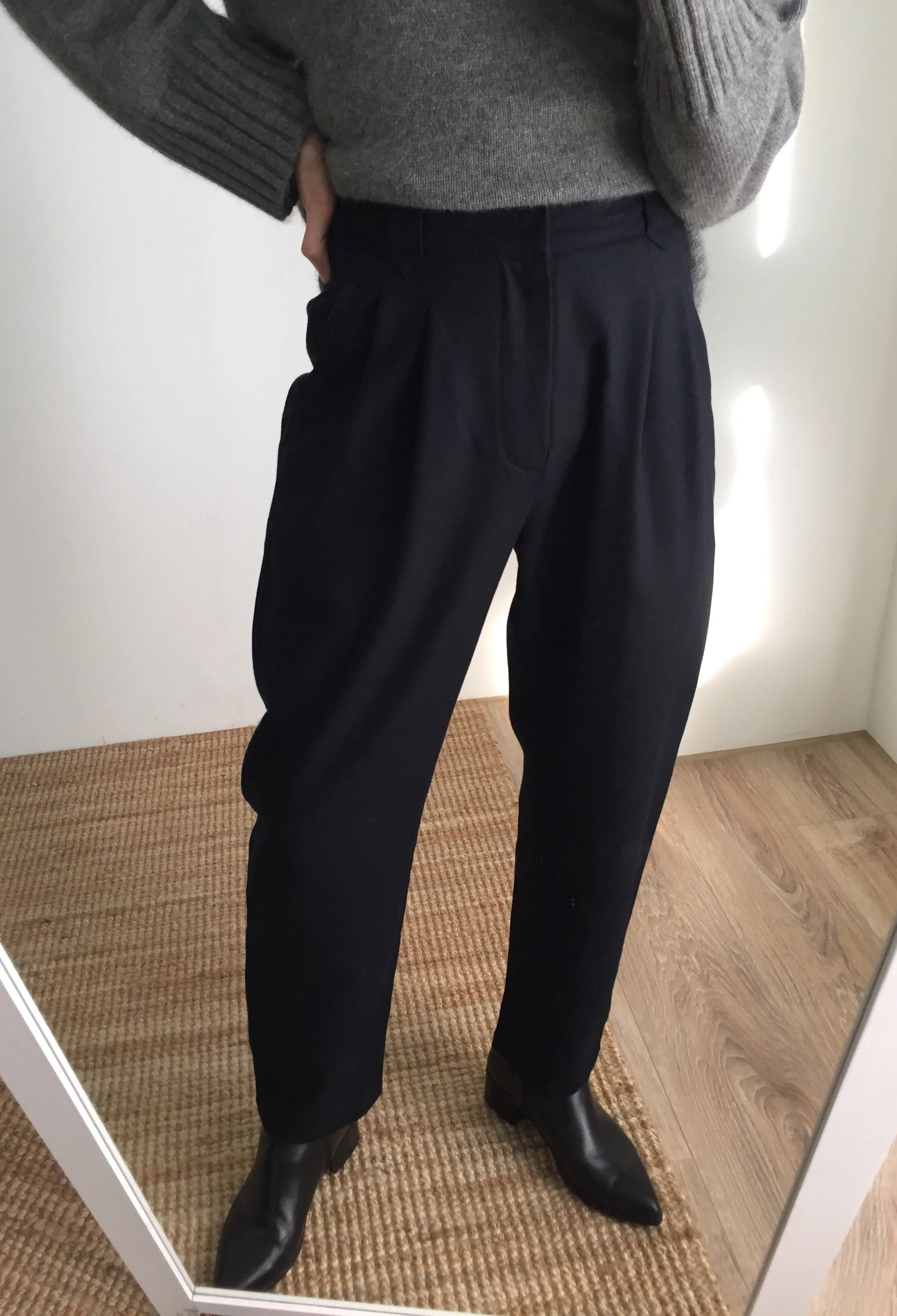 Mei wool trousers-more colours available