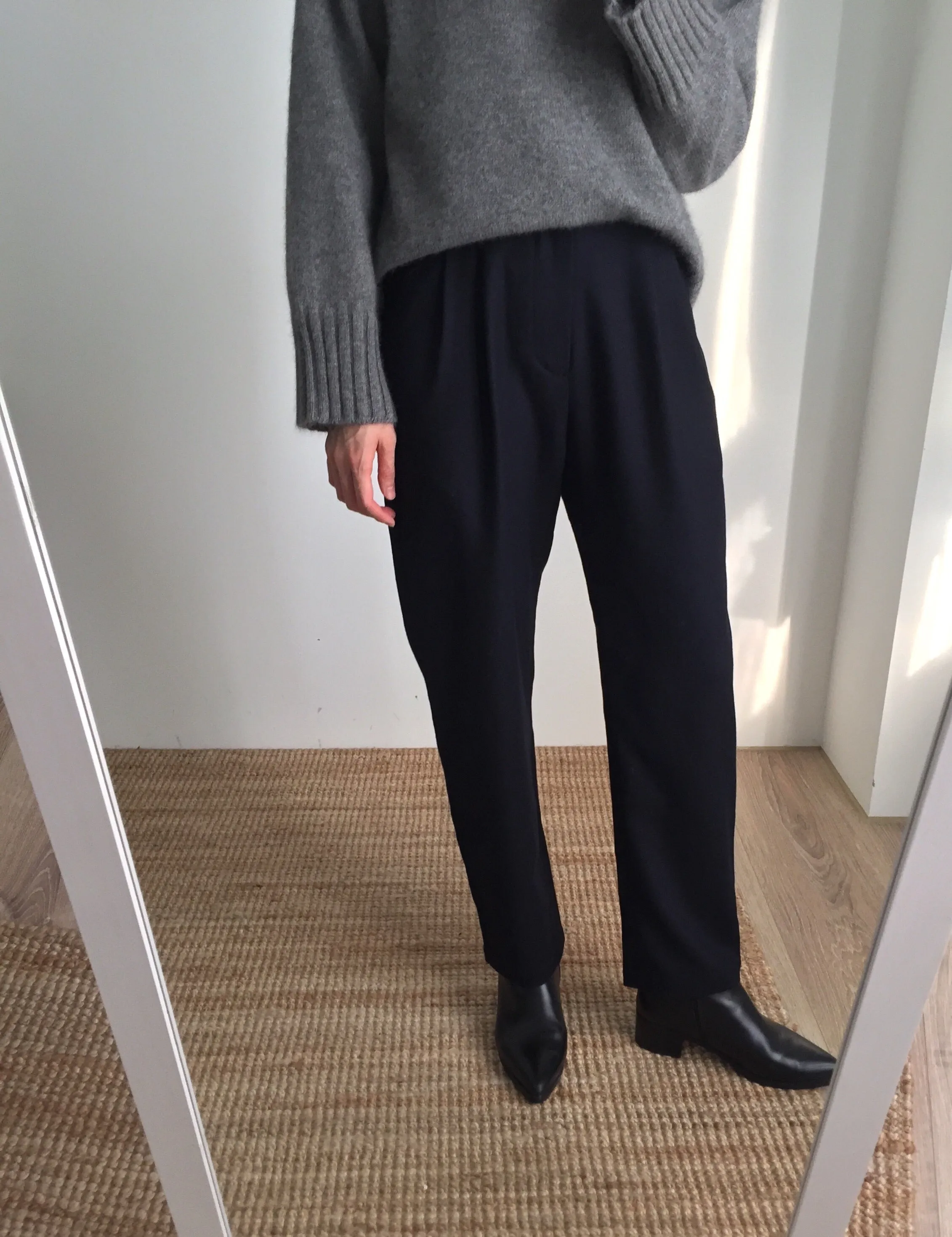 Mei wool trousers-more colours available