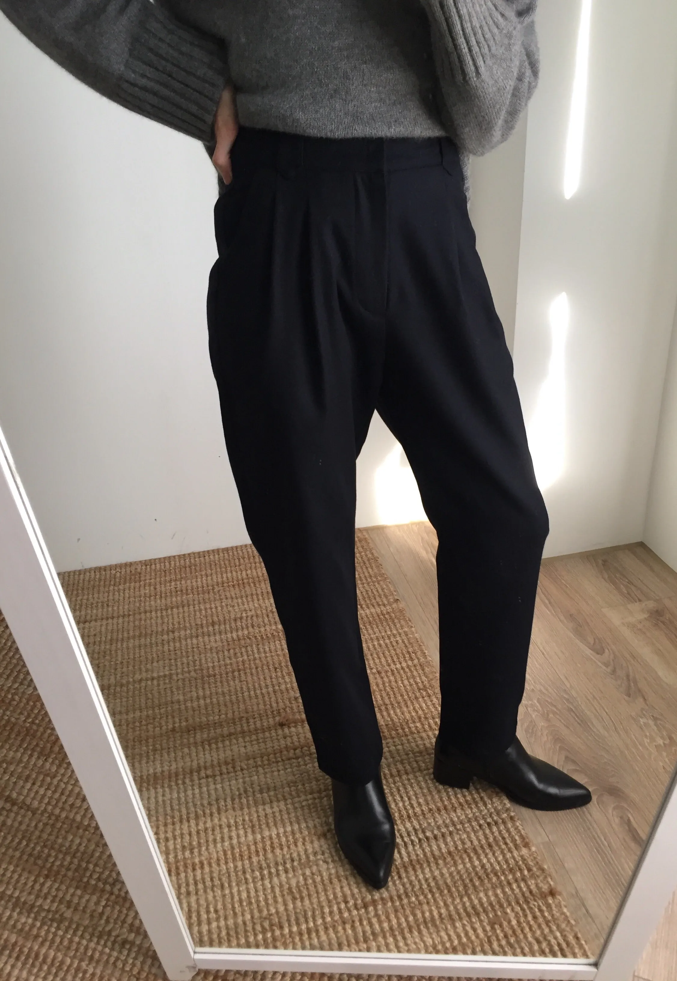 Mei wool trousers-more colours available