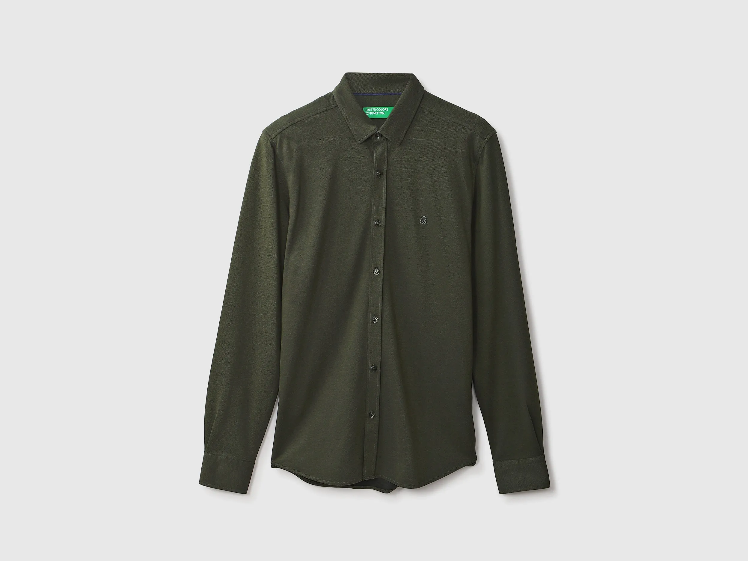 Mens Slim Fit Solid Shirt