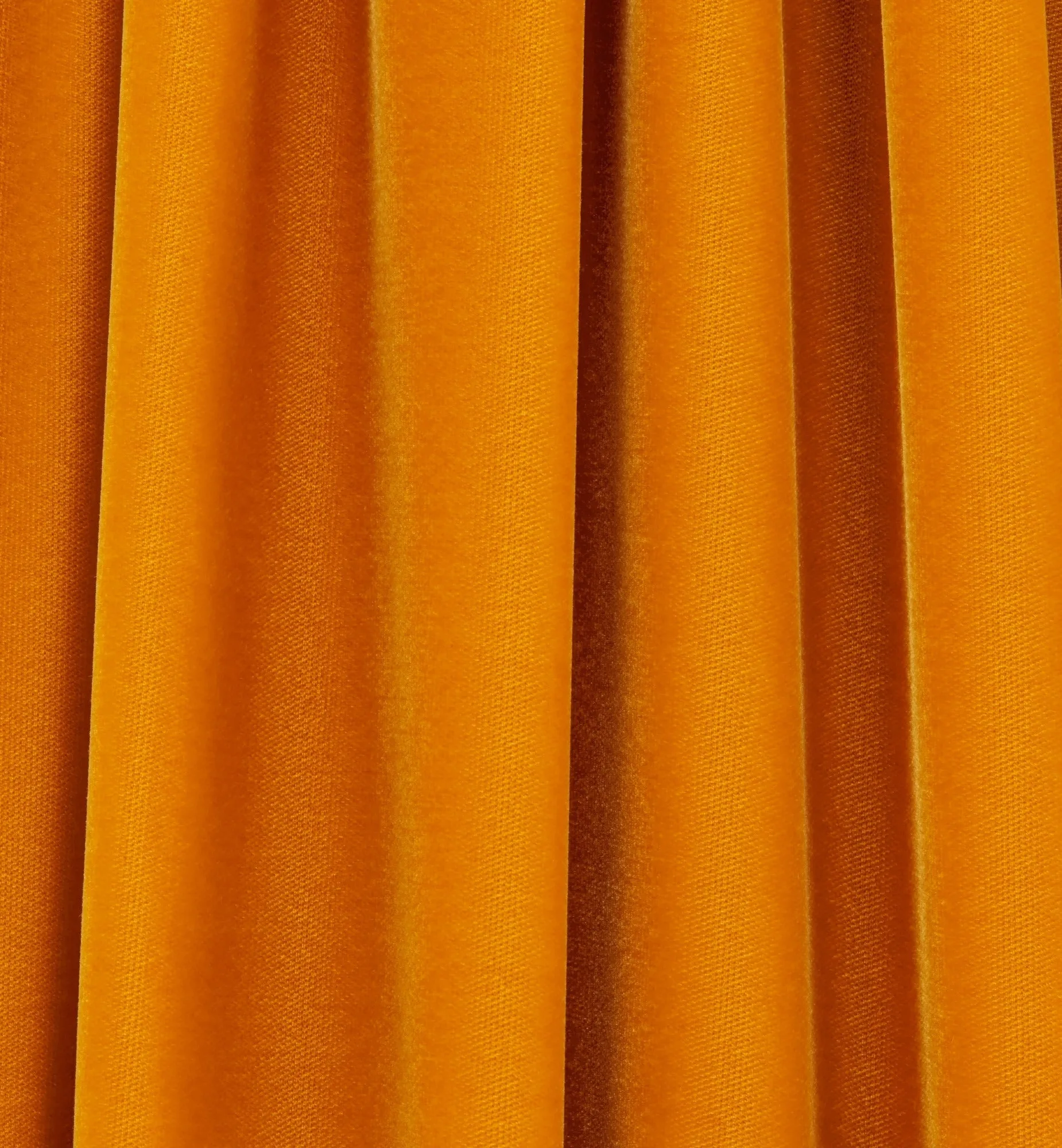 Mid-Length Flared Skirt • Orange Velvet