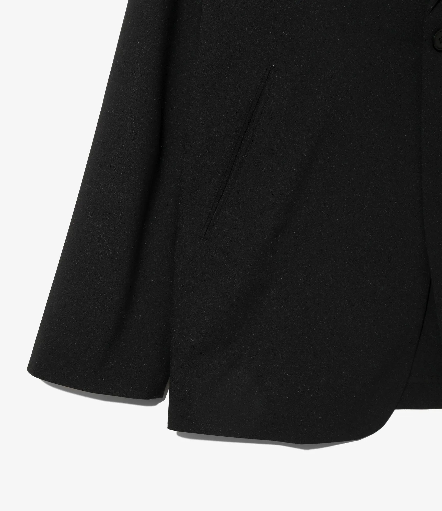 Miles Jacket – Black Polyester Cloth