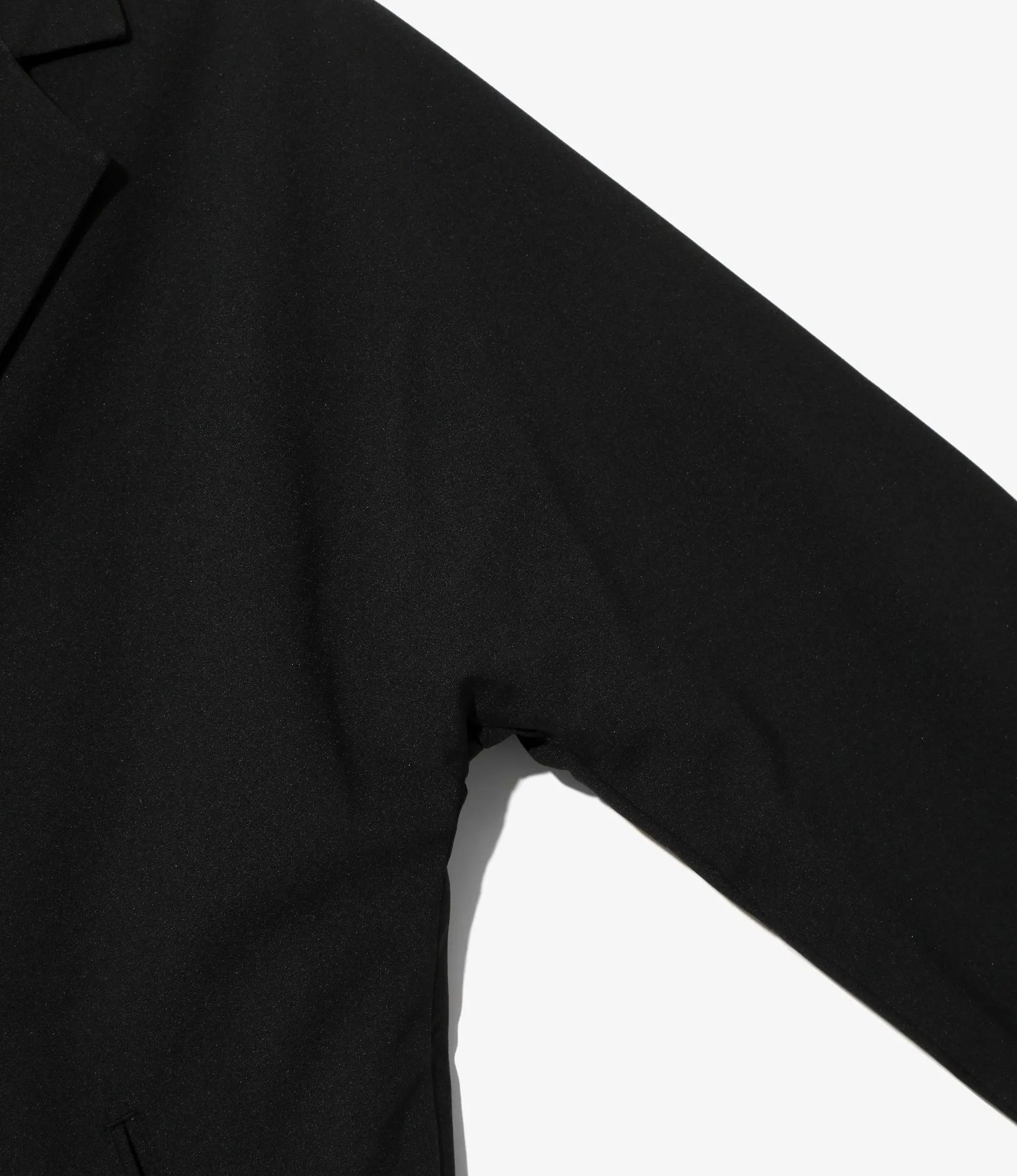Miles Jacket – Black Polyester Cloth